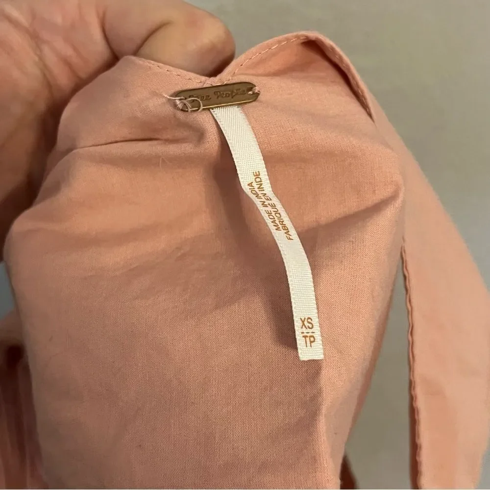 Free People Rose Pink Sleeveless Top